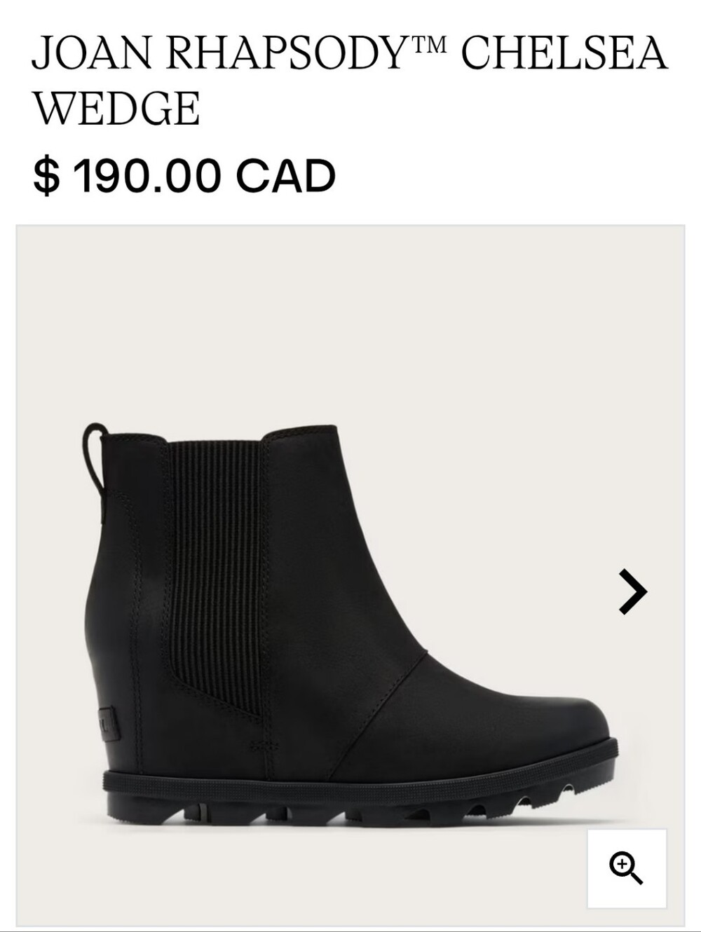 Joan Sorel Black Women's Ankle Boots - Sleek Chelsea-Style Boot
